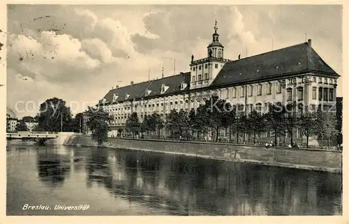 AK / Ansichtskarte Breslau_Niederschlesien Universitaet Breslau_Niederschlesien