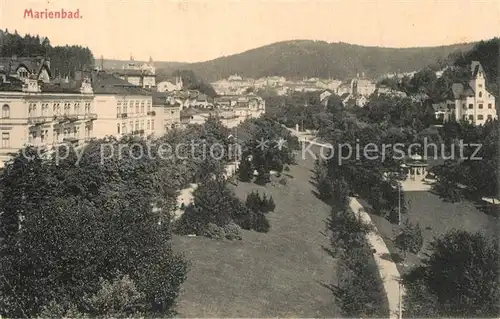 AK / Ansichtskarte Marienbad_Tschechien_Boehmen Panorama Marienbad_Tschechien