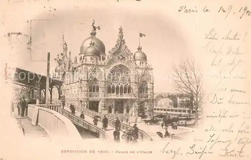 AK / Ansichtskarte Paris Palais d L Italie  Paris