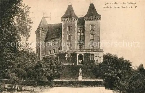 AK / Ansichtskarte Pau Chateau Basse Plante Pau