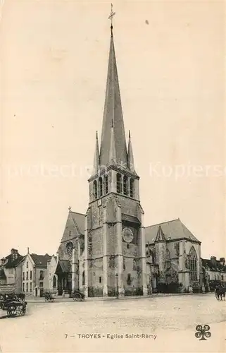 AK / Ansichtskarte Troyes_Aube Eglise Sint Remy Troyes Aube