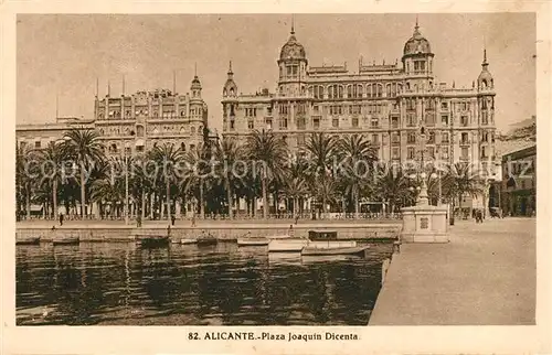 AK / Ansichtskarte Alicante Plaza Joaquin Dicenta Alicante