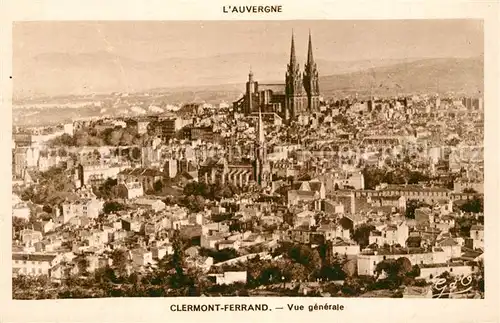 AK / Ansichtskarte Clermont_Ferrand_Puy_de_Dome Panorama  Clermont_Ferrand