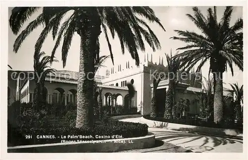 AK / Ansichtskarte Cannes_Alpes Maritimes Palm Beach Casino Cannes Alpes Maritimes