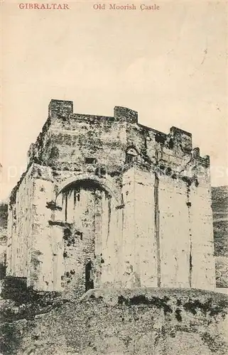 AK / Ansichtskarte Gibraltar Old Moorish Castle Gibraltar