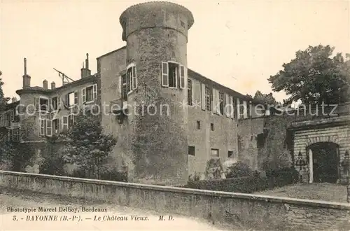 AK / Ansichtskarte Bayonne_Pyrenees_Atlantiques Chateau Vieux Bayonne_Pyrenees