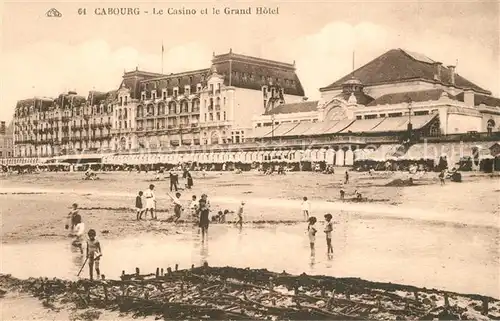 AK / Ansichtskarte Cabourg Casino Grand Hotel Cabourg
