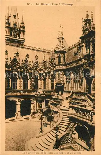 AK / Ansichtskarte Fecamp La Benedictine Salle des Abbes Musee Fecamp