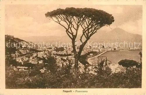 AK / Ansichtskarte Napoli_Neapel Panorama Napoli Neapel