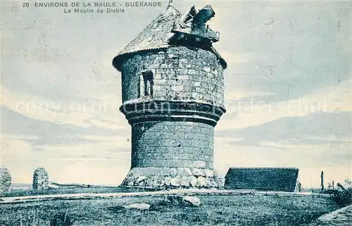 AK / Ansichtskarte La_Baule_Atlantique Guerande Moulin du Diable La_Baule_Atlantique