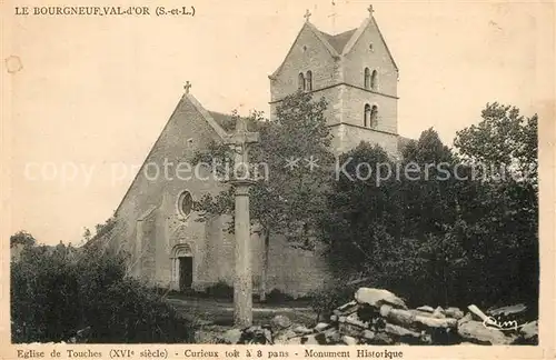 AK / Ansichtskarte Bourgneuf_Val_d_Or Eglise de Touches Monument Historique Bourgneuf_Val_d_Or