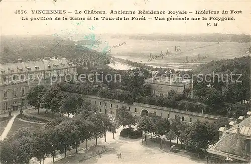 AK / Ansichtskarte Vincennes Chateau Residence Royale pavillon Reine Tour de la Foret Vincennes