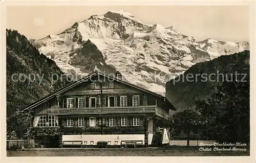 AK / Ansichtskarte Berner_Oberland Chalet Oberland Bernois Berner_Oberland