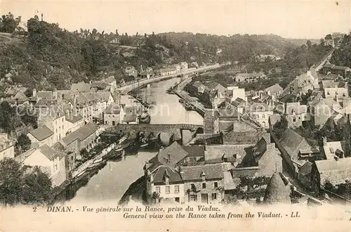 AK / Ansichtskarte Dinan Panorama Blick vom Viaduct Dinan