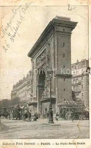 AK / Ansichtskarte Paris La Porte Saint Denis Paris