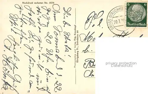 AK / Ansichtskarte Dirschkeim Galgenberg Samland Dirschkeim