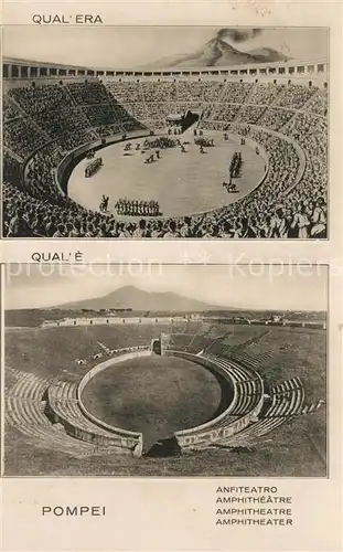 AK / Ansichtskarte Pompei Amphitheater Pompei