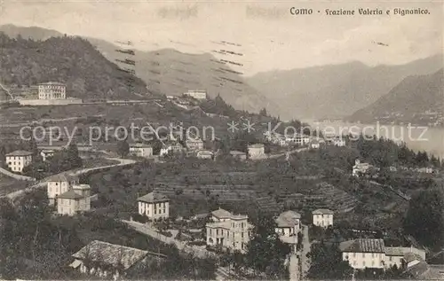 AK / Ansichtskarte Como_Lago_di_Como Frazione Valeria e Bignanico Como_Lago_di_Como