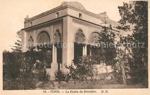 AK / Ansichtskarte Tunis La Kouba du Belvedere Tunis
