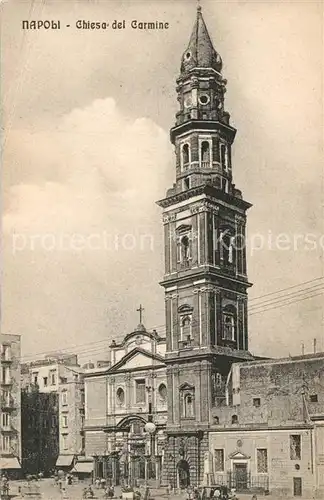 AK / Ansichtskarte Napoli_Neapel Chiesa dl Carmine Napoli Neapel