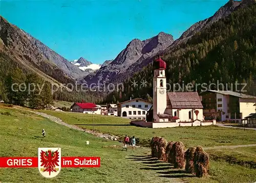 AK / Ansichtskarte Gries_Laengenfeld_Tirol Kirche Gries_Laengenfeld_Tirol