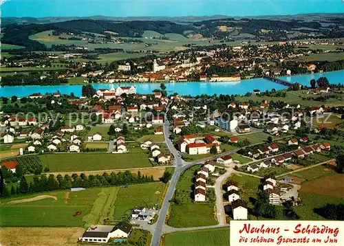 AK / Ansichtskarte Schaerding Fliegeraufnahme Neuhaus Schaerding