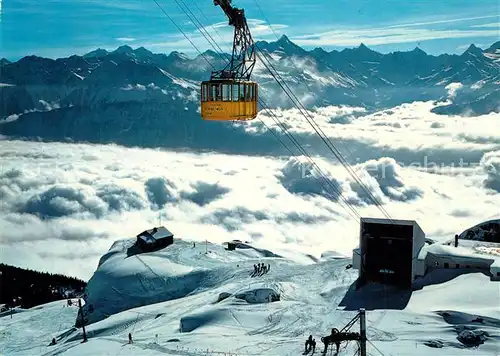 AK / Ansichtskarte Crans Montana Seilbahn Weisshorn Crans Montana