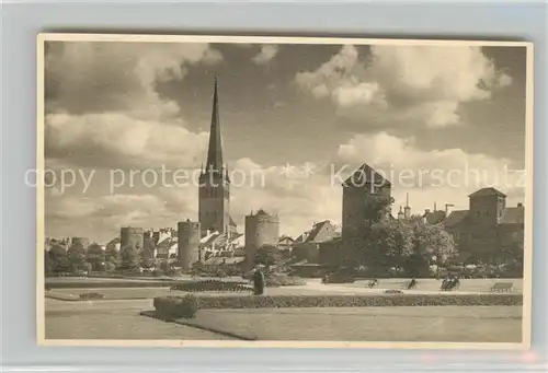 AK / Ansichtskarte Reval Kirche Stadtpanorama Reval