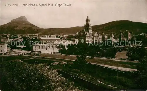 Cape_Town_Kaapstad_Kapstadt City Hall Lions Head and Signal Hill Cape_Town