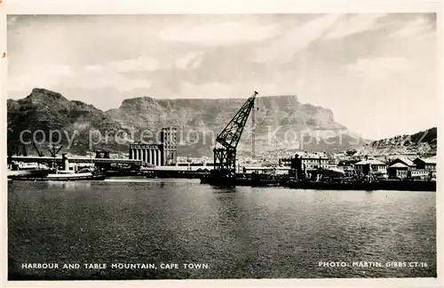 Cape_Town_Kaapstad_Kapstadt Harbour and Table Mountain Cape_Town