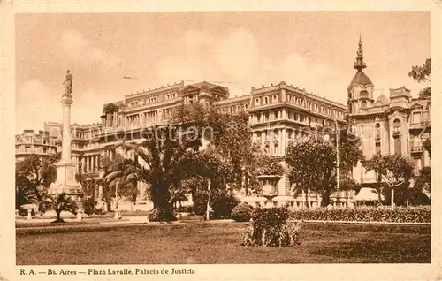 Buenos_Aires Plaza Lavalle Palacio de Justicia Buenos Aires