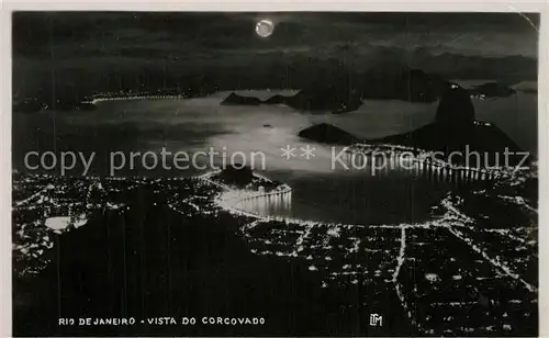 Rio_de_Janeiro Vista do Corcovado de noche Rio_de_Janeiro