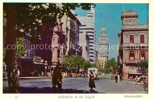 Montevideo_Uruguay Avenida 18 de Julio Montevideo Uruguay