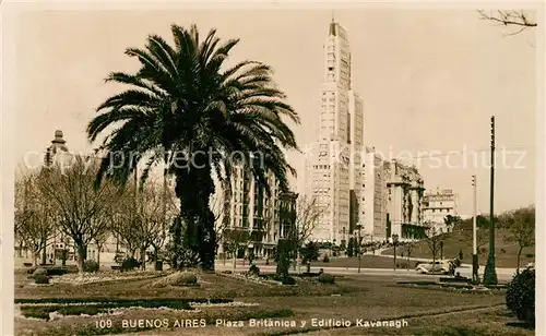 Buenos_Aires Plaza Britanica y Edificio Kavanagh Buenos Aires