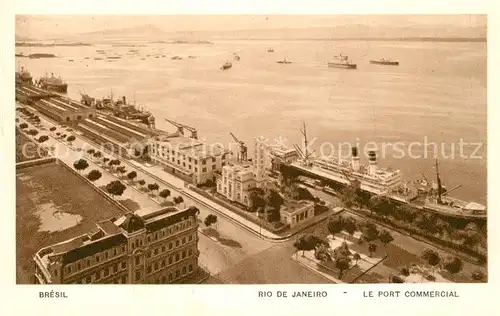 Rio_de_Janeiro Le Port Commerical vue aerienne Rio_de_Janeiro