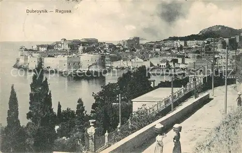 Dubrovnik_Ragusa Panorama Hafen Altstadt Festung Dubrovnik Ragusa