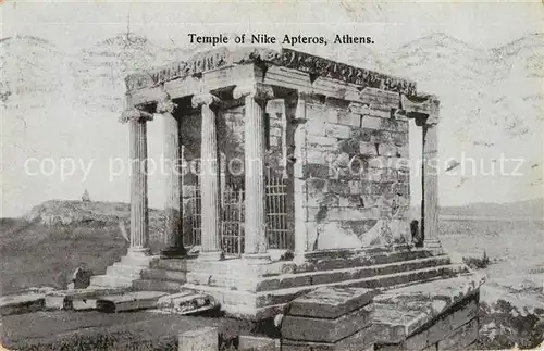 Athens_Athen Temple of Nike Apteros Athens Athen