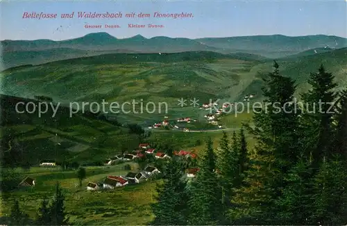 Bellefosse mit Waldersbach und Donon Bellefosse