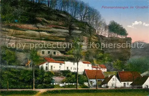 Graufthal_Bas_Rhin Felsenwohnungen Graufthal_Bas_Rhin