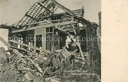Celevelt zerst?rter Pfarrhof Celevelt