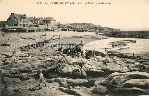 Le_Bourg de Batz La Plage a mar?e basse Le_Bourg de Batz