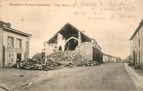 Petit_Mont_Petitmont zerst?rte H?user  Petit_Mont_Petitmont