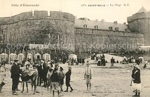Saint Malo_Ille et Vilaine_Bretagne Plage Cote d`Emeraude  Saint Malo_Ille et Vilaine