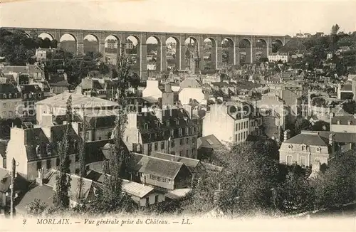 Morlaix Vue prise du Chateau Viadukt Morlaix