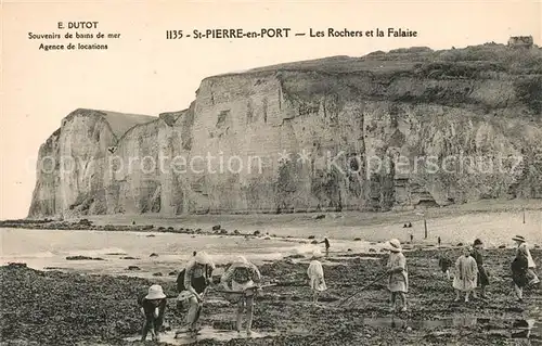 Saint Pierre en Port Les Rochers et la Falaise Saint Pierre en Port