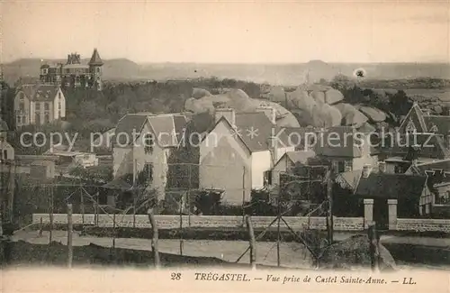 Tregastel Vue prise de Castel Sainte Anne Tregastel