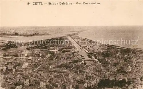 Cette_Herault Fliegeraufnahme Station Balneaire  Cette Herault