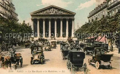 Paris Rue Royale et la Madeleine Paris
