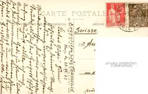 Chamonix Steinbr?cke am Bach Chamonix