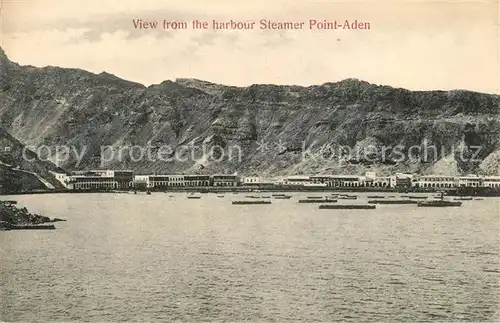 Aden View from Harbour Steamer Point Aden Aden